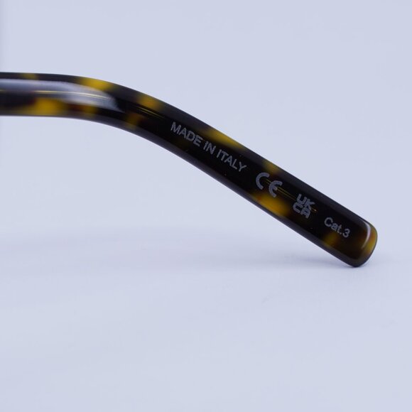 Saint Laurent SL716 SLIM 002 Sunglasses Havana Square Frame, Grey Lenses - Picture 9 of 11